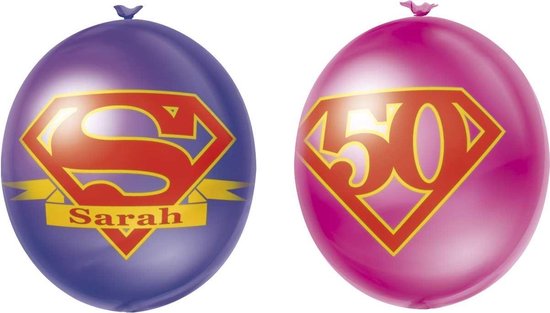 Ballon Super Sarah 10 stuks