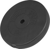 Disque de poids Gorilla Sports 7,5 kg Plastique - diamètre 29 cm