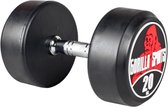 Gorilla Sports Dumbell - 20 kg - Gietijzer (rubber coating) - Met logo