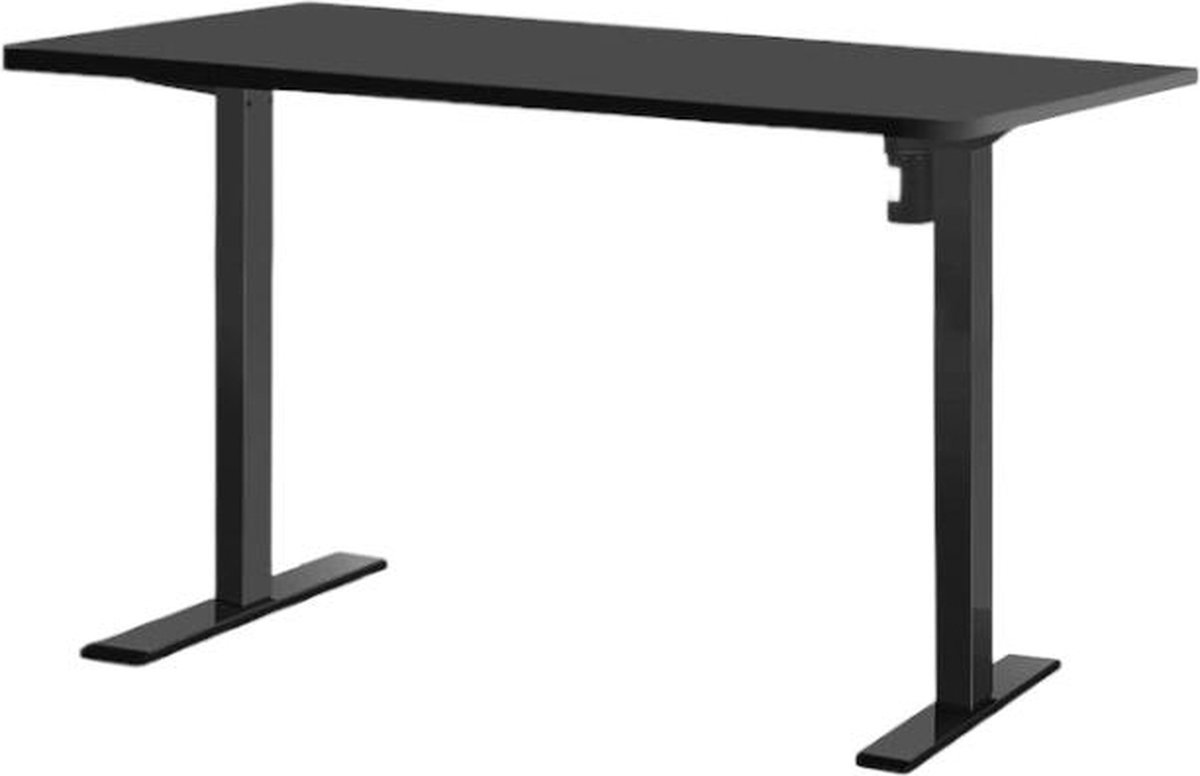 Elektrisch zit sta bureau premium – zwart blad – zwart onderstel - met memory functie en USB oplaadmogelijkheid – 120 x 80 – NIEUW