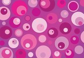 Fotobehang - Vlies Behang - Roze Discoverlichting - 208 x 146 cm