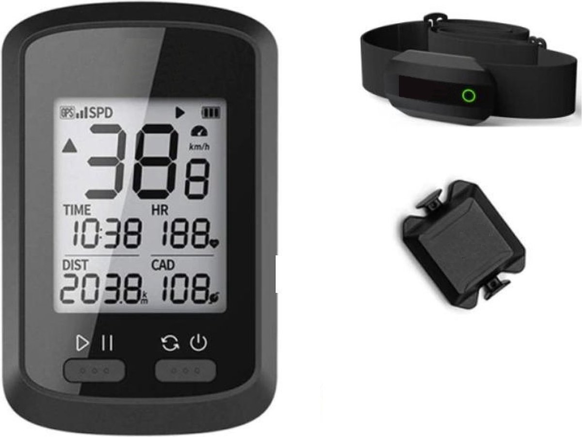 DrPhone FC4 - GPS Fietscomputer - Strava - Snelheidsmeter met cadanssensor  +... | bol