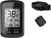DrPhone FC4 - Ordinateur de vélo GPS - Strava - Compteur de vitesse avec capteur de cadence + capteur de fréquence cardiaque - Étanche IPX7