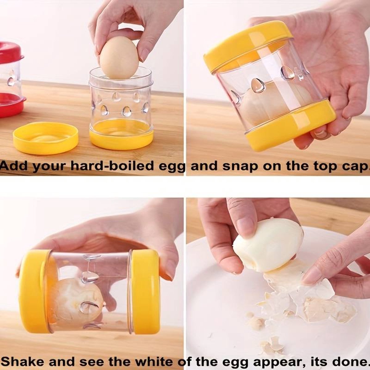 Ei Cracker Handmatige Ei Opener Keuken Handig Ei Cracking Tool, Ei Opener Eierschaal Cutter Creatieve Keuken Gadgets met Ei Dooier Witte Separator