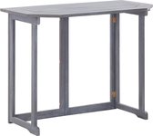 vidaXL Table de balcon pliante 90 x 50 x 74 cm bois d'acacia massif