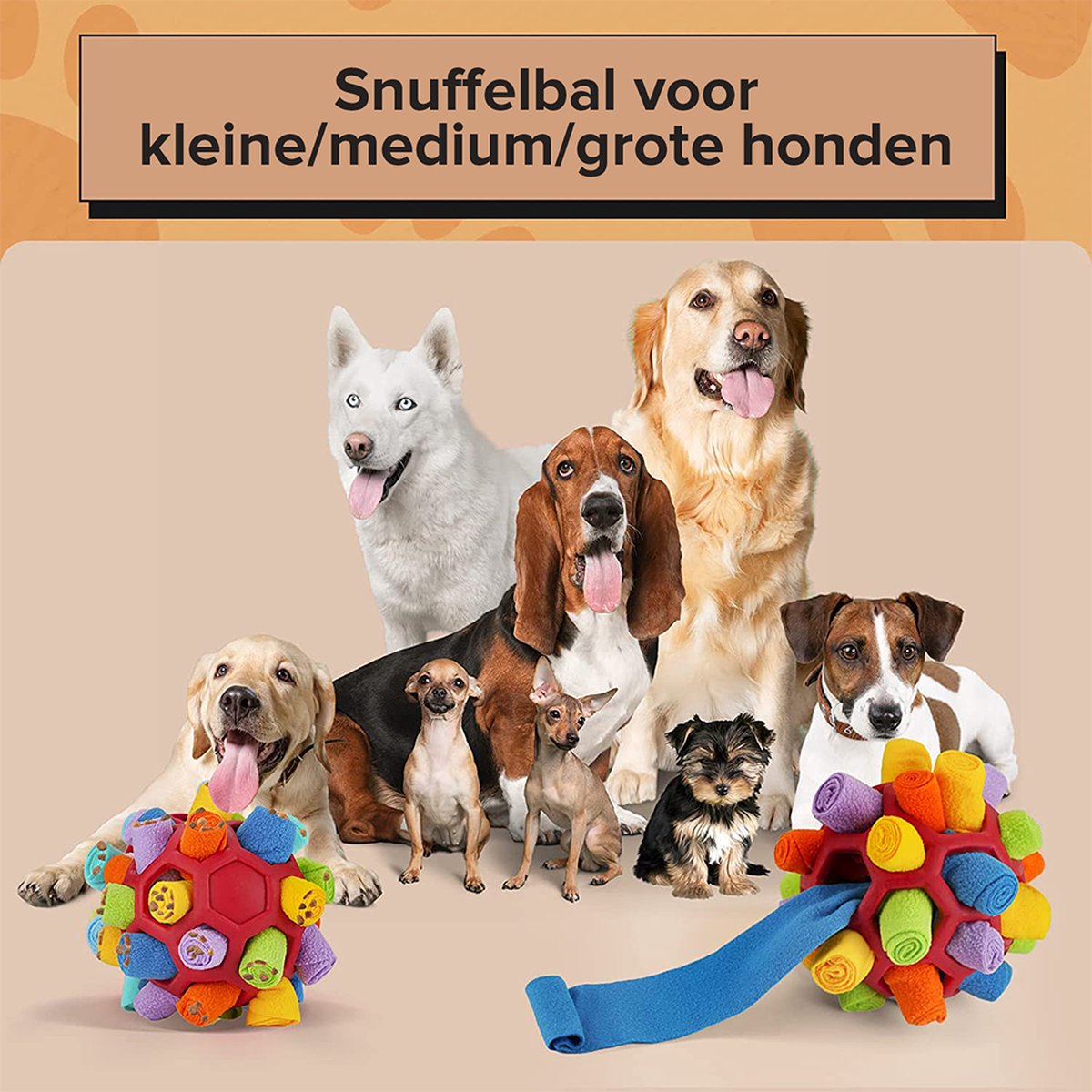Petstages Orka Ball - Stevige bal voor je hond - Traktatiespeelgoed Petstages Orka Ball - Stevige bal voor je hond - Traktatiespeelgoed