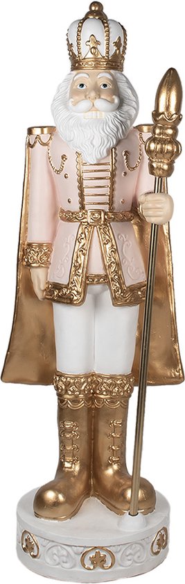 Clayre & Eef Beeld Notenkraker 178 cm Roze Polyresin