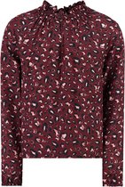 Garcia Meisjes shirt long sleeve - deep bordeaux - Maat 152/158