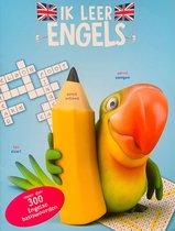 Ik leer Engels - Oefenboek met spelletjes - Meer dan 300 Engelse basiswoorden - Puzzelboek - Engels leren voor kinderen - Taal leren - Deel 2 (blauw)