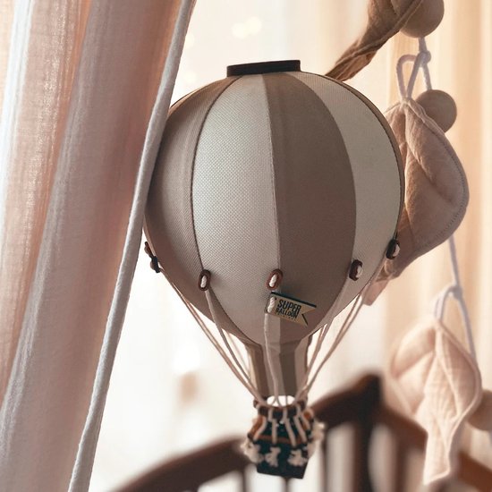 Super Balloon Luchtballon - beige en ecru — afbeelding 3