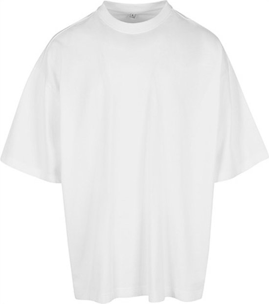 Extreme Oversized T-shirt 'Huge Tee' met ronde hals White - 4XL
