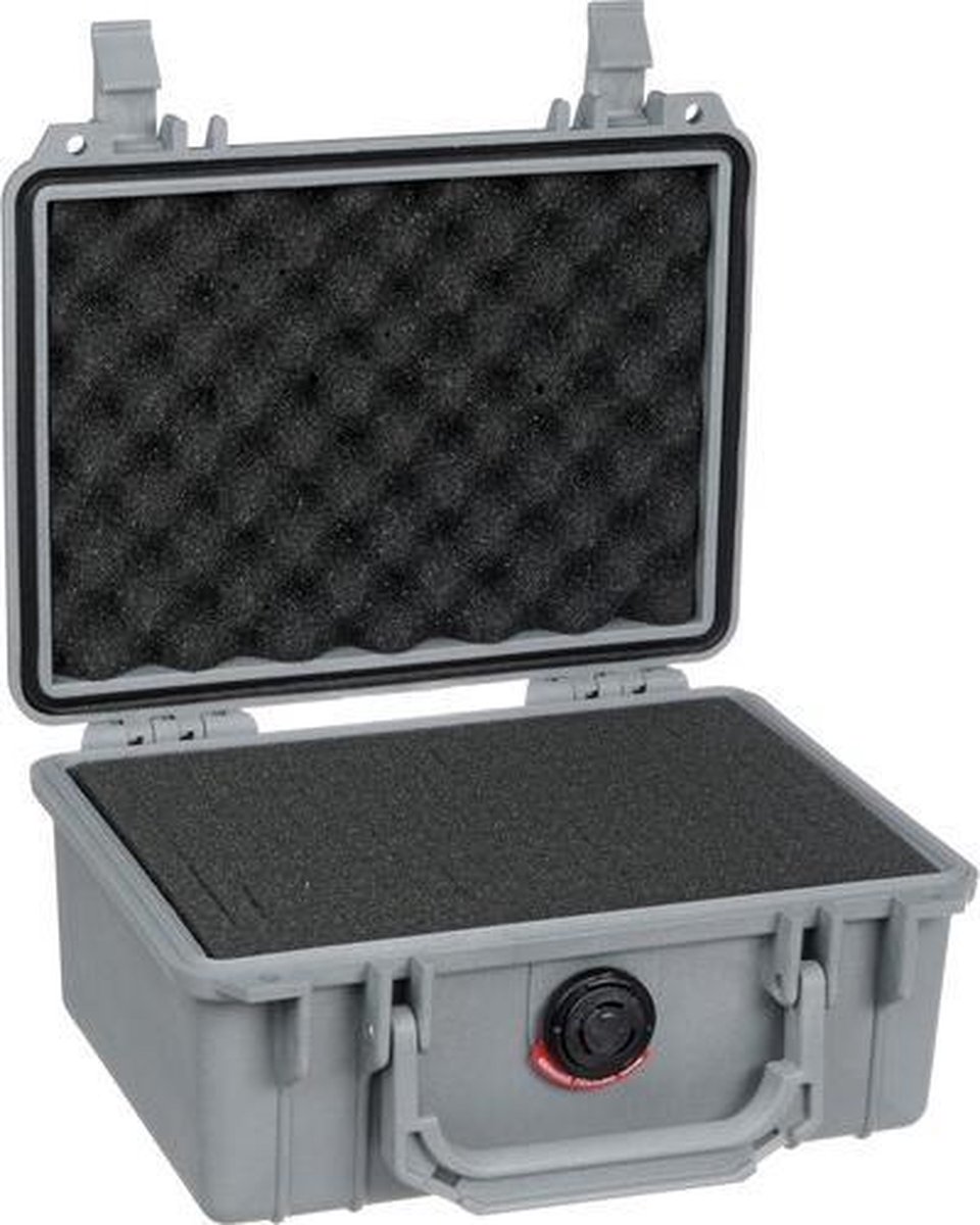Peli Case - Camerakoffer - 1150 - Zilver - incl. plukschuim 20,800000 x 14,400000 x 9,200000 cm (BxDxH)