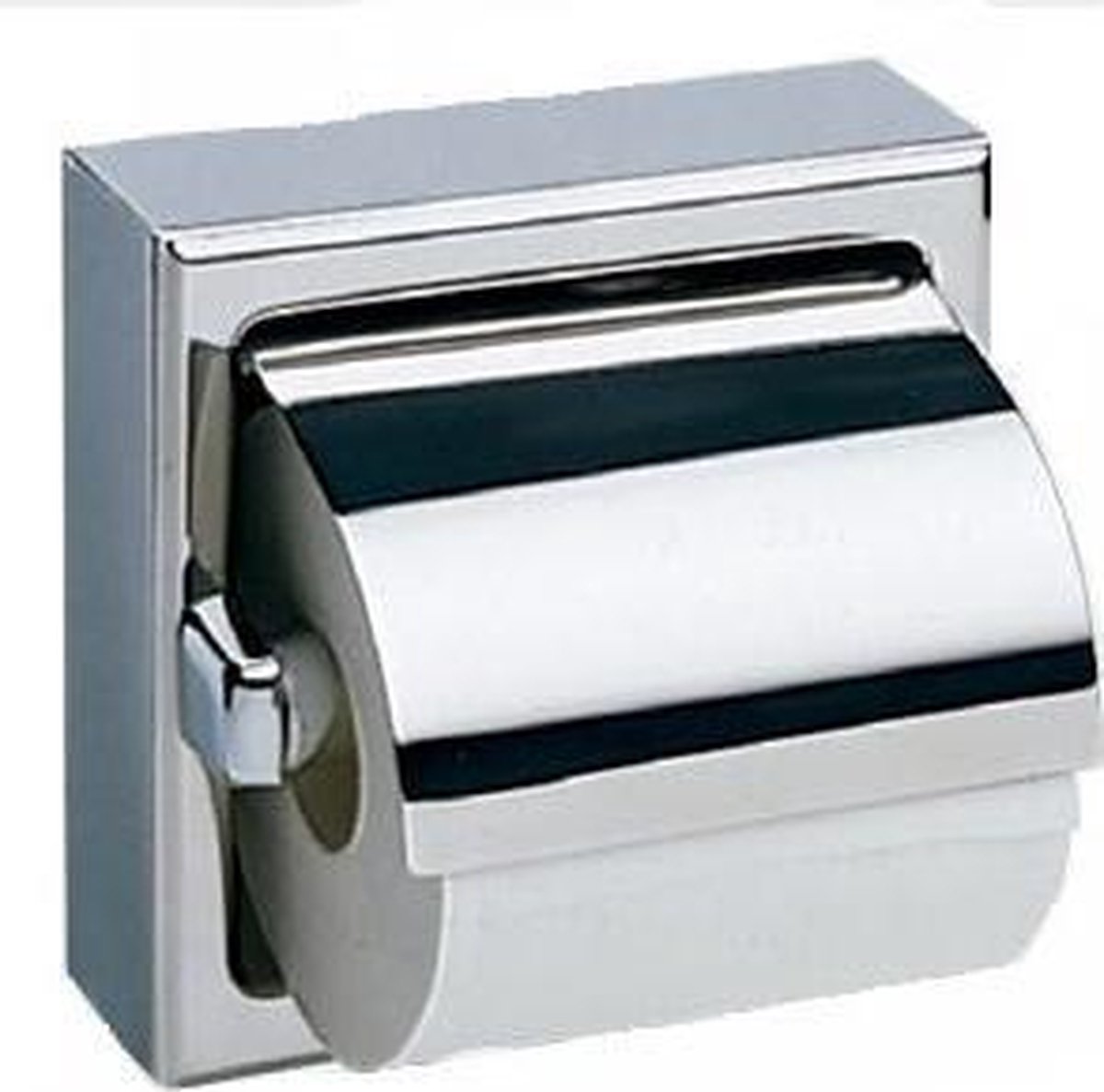 Bobrick B-6699 enkele toiletpapier dispenser helder gepolijst of gesatineerd