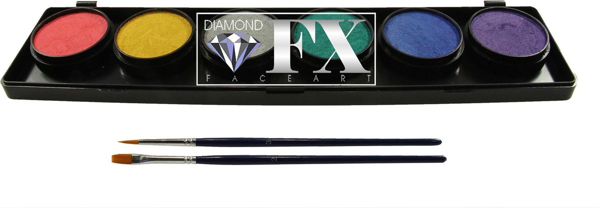 Diamond FX Palette 6 colors Metallic (6x10Gram)