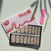 Slayo© - Nagelstickers - Boldly Beige - Nail Wraps - Nagel Stickers - Nail Art - GEEN lamp nodig