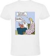Hoe versier je vrouwen Heren T-shirt - boek - vrijgezel - man - vrouw - relatie - grappig