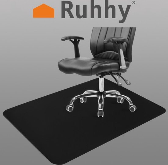 Protège-sol - Tapis de protection pour chaise - 100x140cm - Zwart