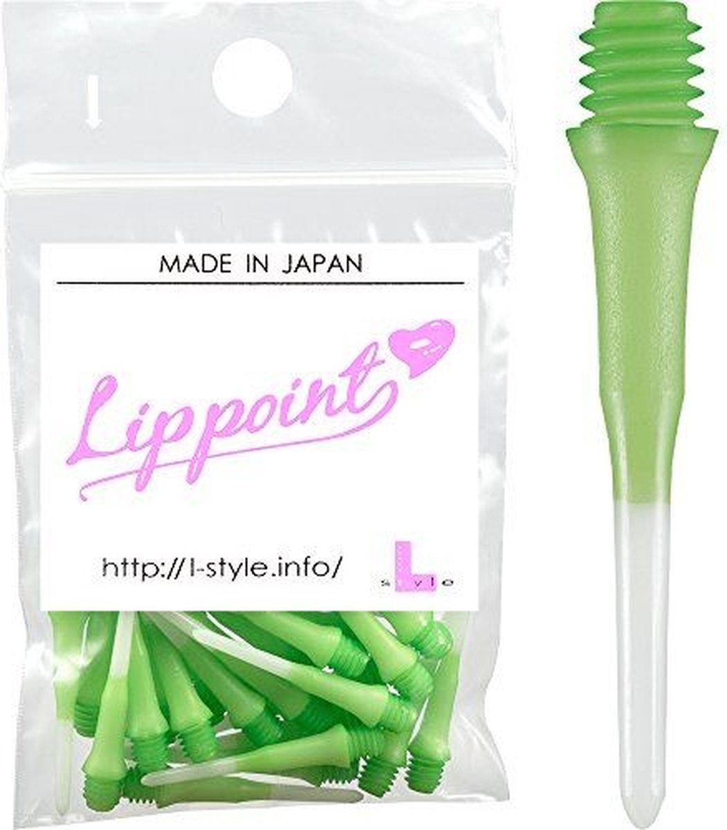 L-Style Lippoint 2-Tone Green - Soft Tips - Darts