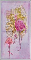 Baytex Canvas Poster Flamingo Gold 40 cm x 80 cm