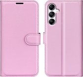 Coverup Book Case - Geschikt voor Samsung Galaxy A34 Hoesje - Pink