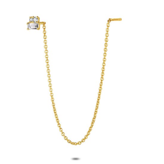 setje oorbellen 2 gaatjes zilver