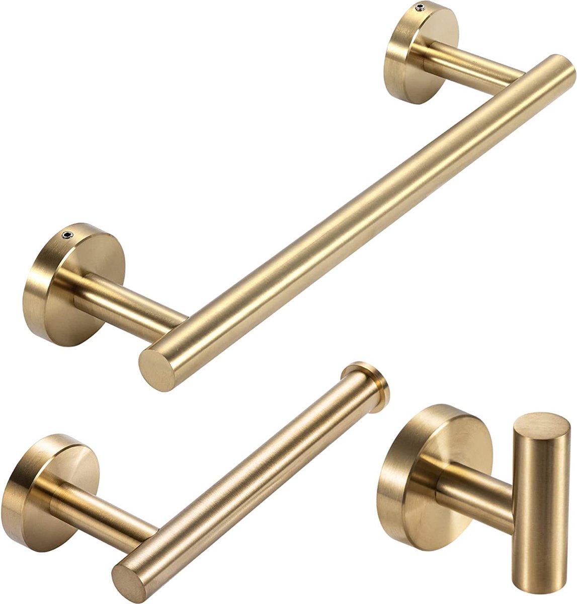 YUET Gouden badkamer accessoires accessoire bars set handdoek houders