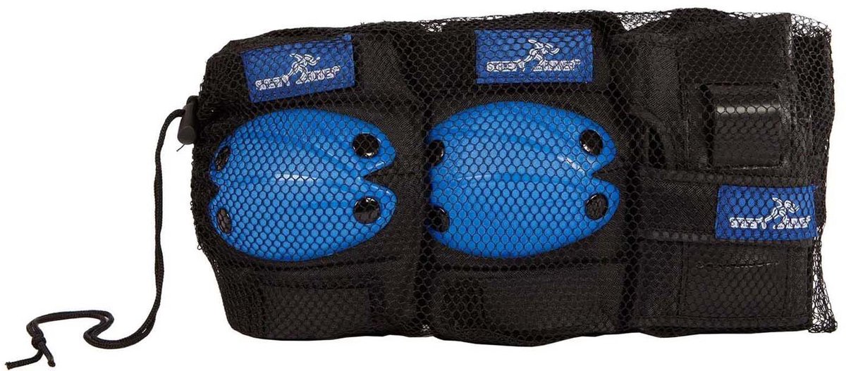 Street Runner Skate Beschermset Blauw Maat M 6-delig