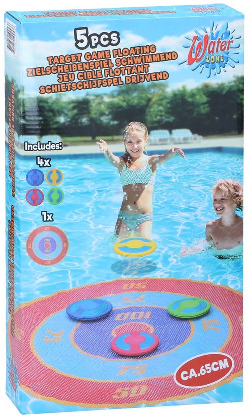 Waterzone - Jeu de cibles flottantes - Jeu de billard amusant - 1 set
