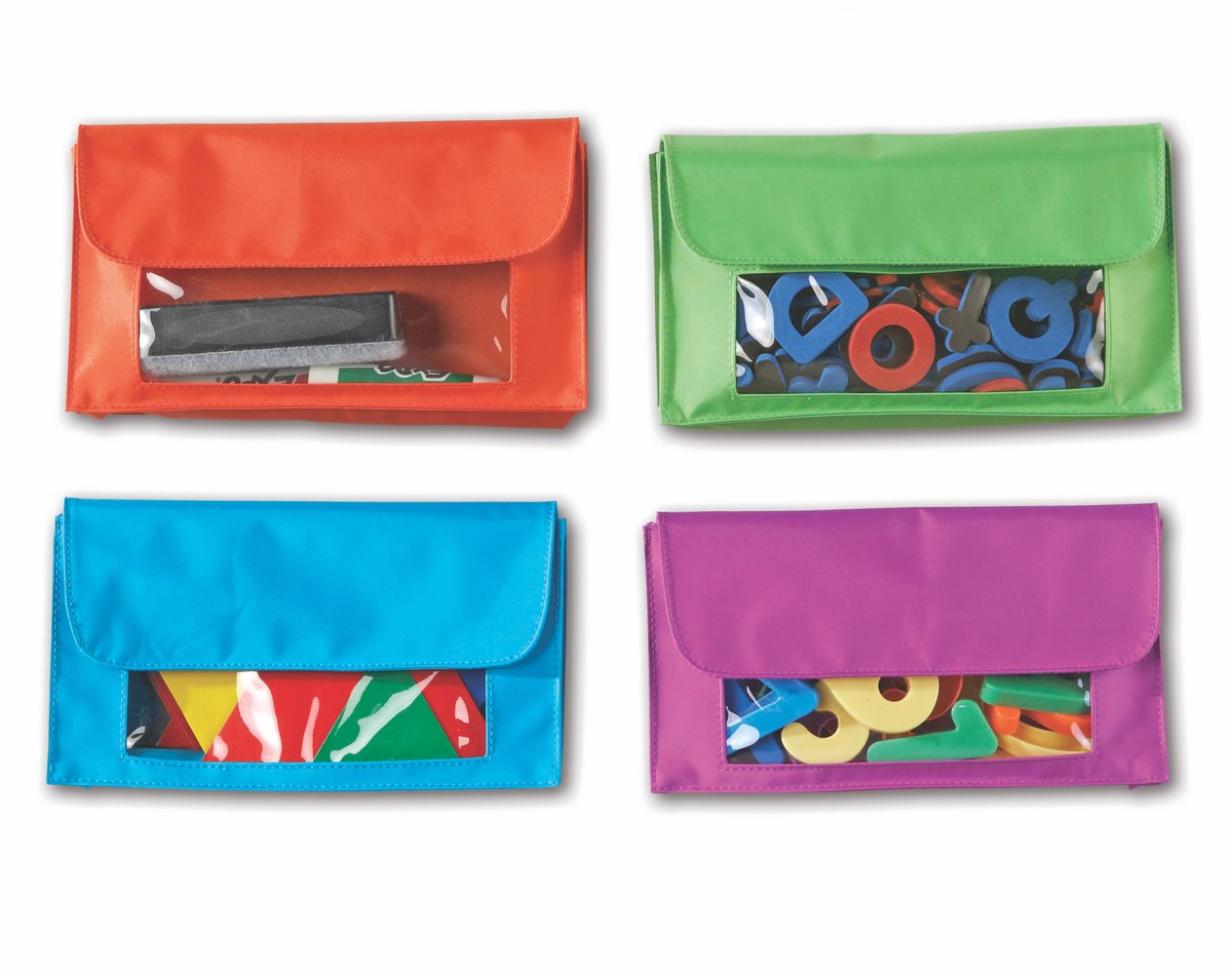 Learning Resources magnetische etui's / opbergtasjes (4 stuks) - 3+