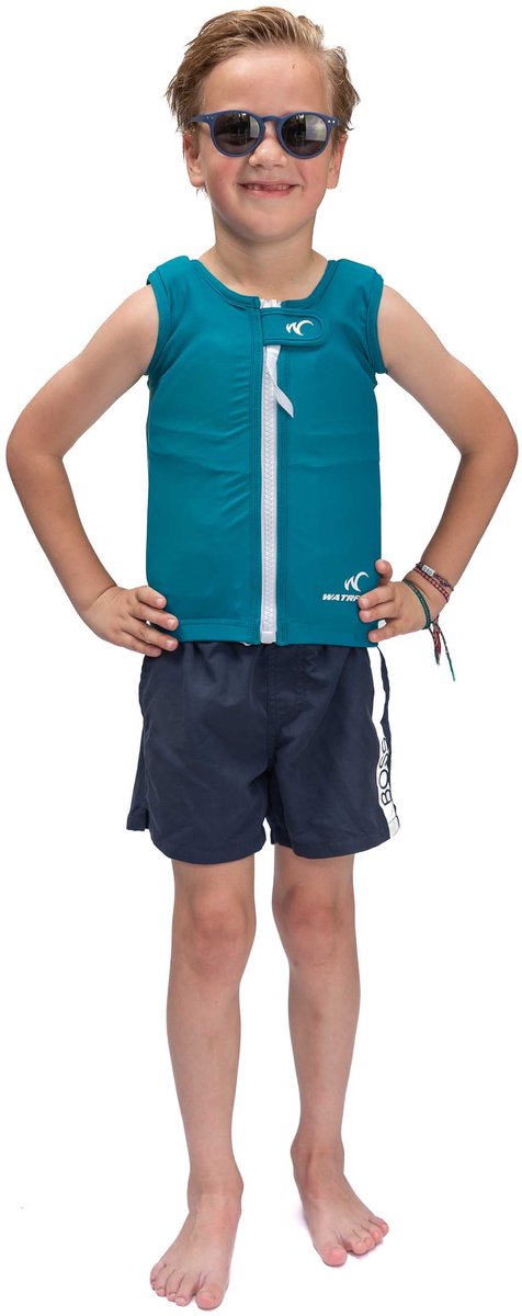 Watrflag swim suit Corsica Kids Petrol - zwemvest / drijfvest voor kinderen — afbeelding 7