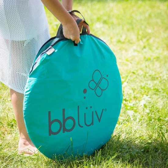 BÉABA, Beach Tent, Anti-UV Baby Tent, Maximum Sun Protection UPF50 , UV Filtered, 360° Ventilation, Mosquito Nets, Spacious Pop-Up System, Transport Bag, Breezy