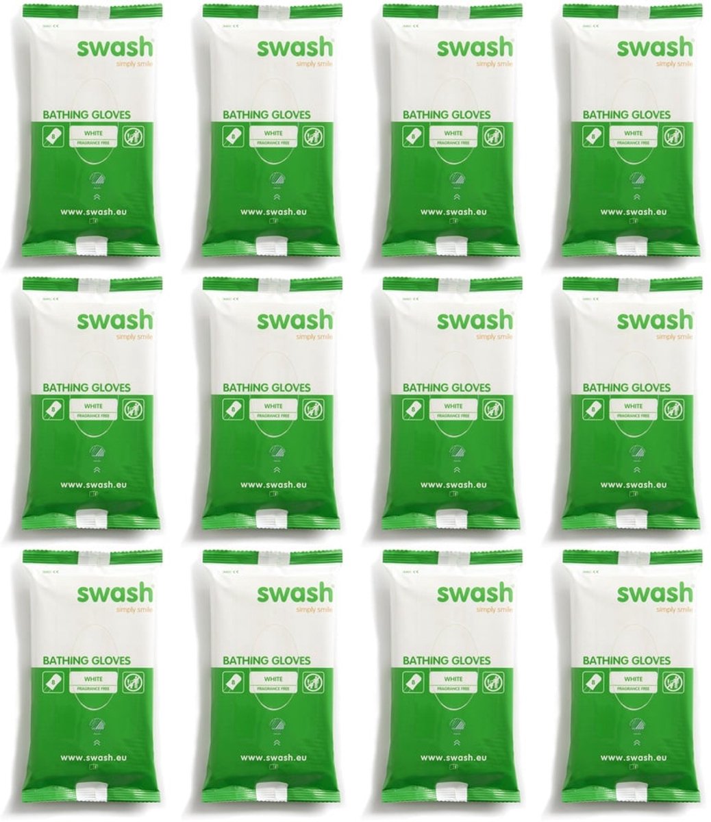 Swash Washandjes Parfumvrij - 12 x 8 Stuks voordeelverpakking