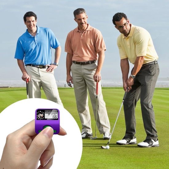 Mechanische Handtellers - Set van 4 stuks voor Sport en Golf - Elektronische Vingerteller — afbeelding 5