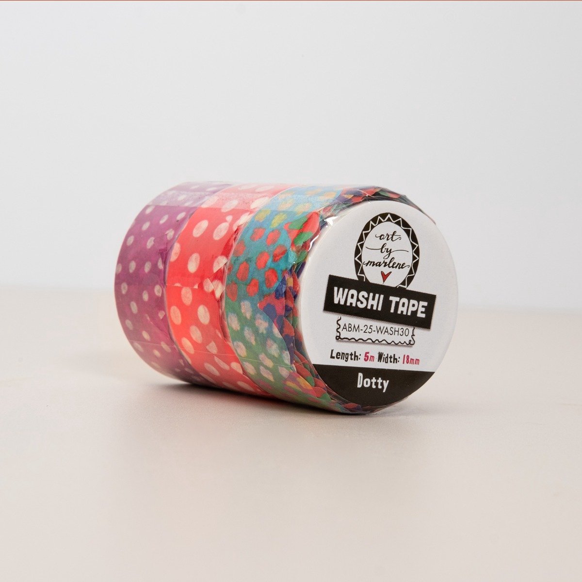 Washi tape Dotty - ABM 25 collection nr. 30