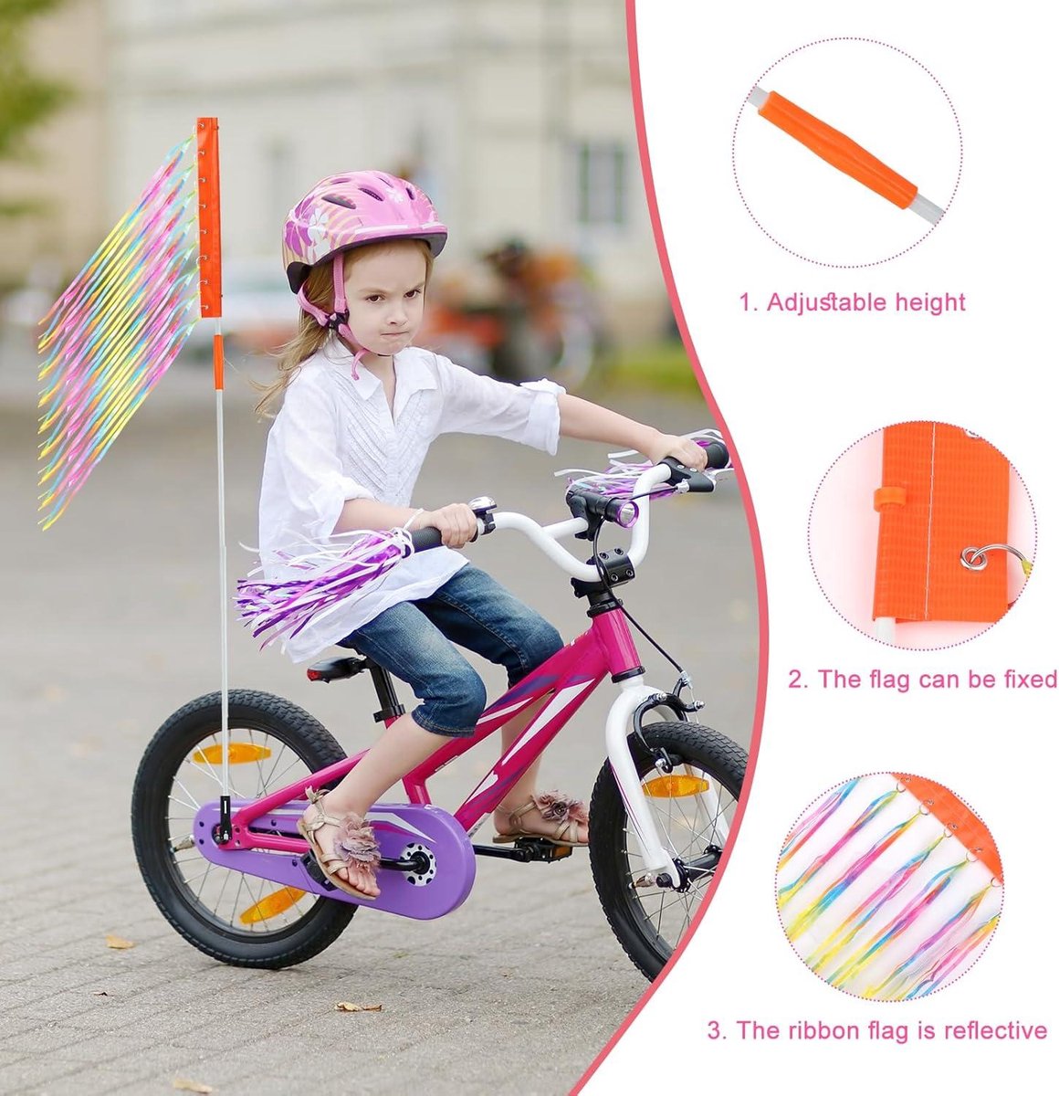 Fietsvlag bloem kopen? Fietsonderdelen & accessoires