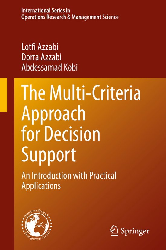 The Multi Criteria Approach for Decision Support - cover