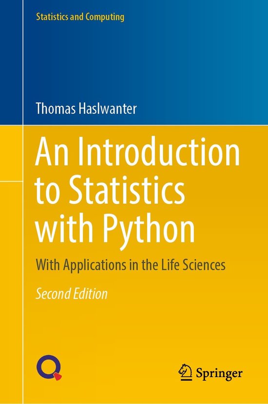 Statistics and Computing-An Introduction to Statistics with  ... - cover
