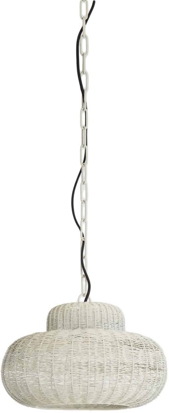 Suspension Piedra Light & Living - Wit - Ø35cm - Moderne - Suspensions pour salle à manger, chambre, salon