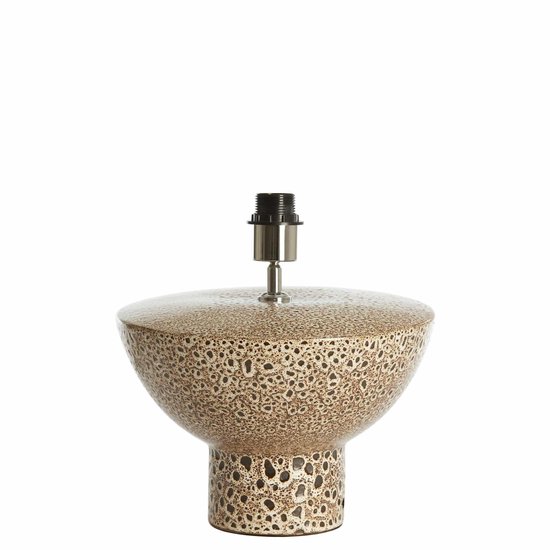 Lampe de table Light & Living Yasur - Zwart - Ø32cm - Salon - Chambre - Cadeau de Saint-Nicolas