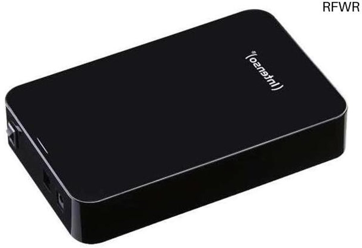 RFWR® 4 TB Externe Harde Schijf, 3,5 Inch, 5400 Rpm, 32 Mb Cache, USB 3.0, Zwart