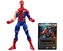 Figurine articulée Marvel Legends Magic: The Gathering Spider-Man endommagé au combat (avec carte foil Exclusive ) 15 cm