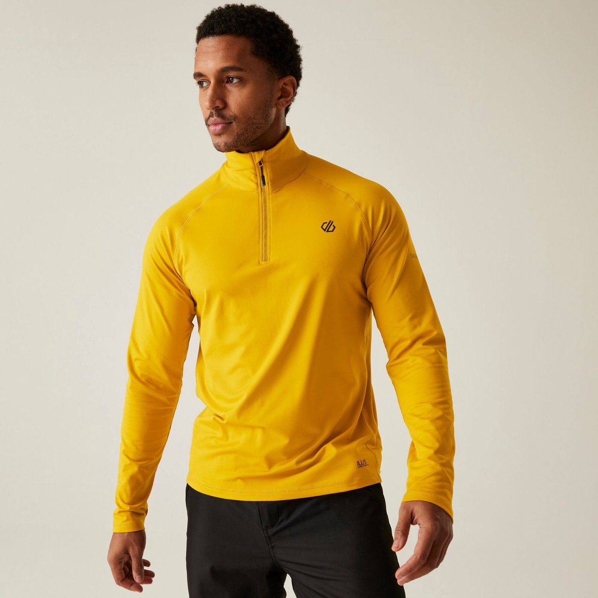 Fleece Heren Fuse Up II Core Stretch Geel