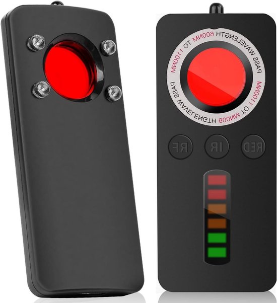 Allecto plus - Verborgen camera en microfoon detector RF draadloze spionage camera detector - voor telefoon, kantoor, winkel, hotel, thuis