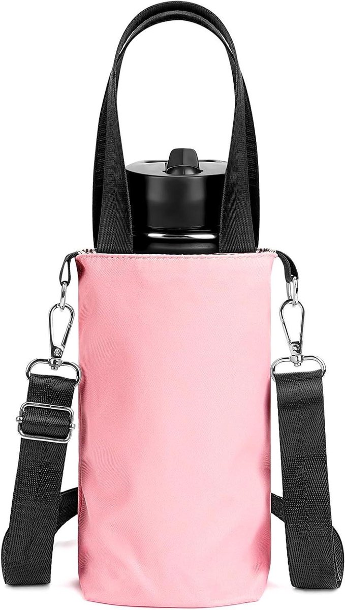 Allecto Plus - Waterfles Sling Drager - Geschikt voor Owala FreeSip en YETI Rambler - Handige Drager voor Waterflessen - Met Kruisbody Tas - 26oz Capaciteit