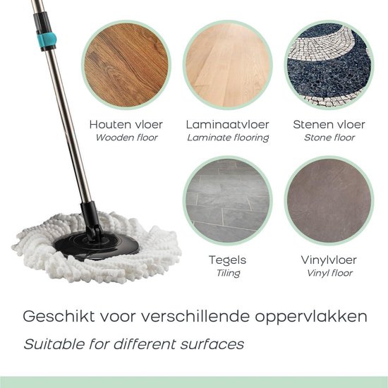Masthome Preço De Fábrica Mop De Pólo De Aço Inoxidável E Balde Set Spin Cleanin