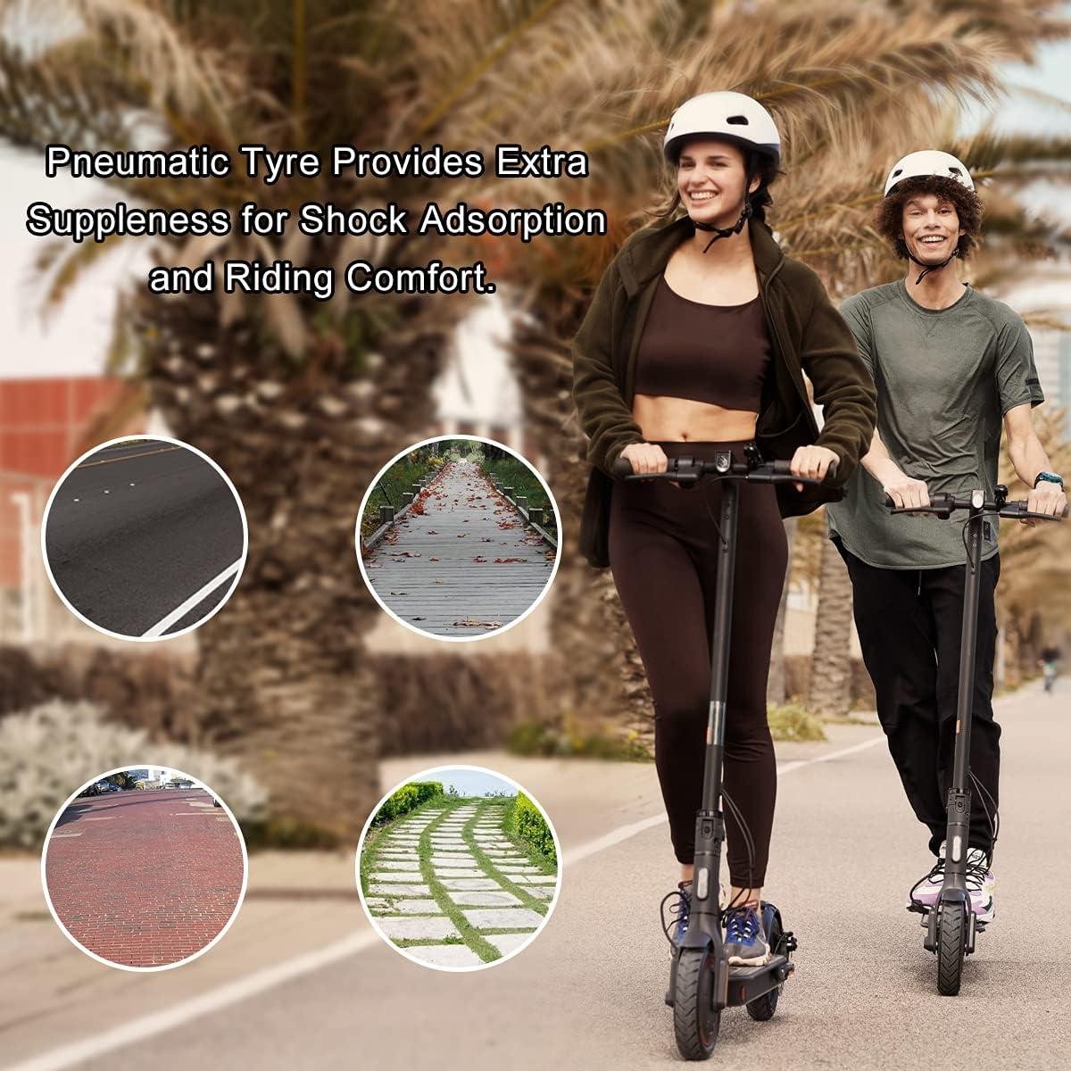 Dubbele Sterke Scooterbanden Reservebanden 8 1/2 x 2, geschikt voor Xiaomi M365 - Set van 2, Verdikte Binnenbuis Slangen, Elektrische Step Scooter. Levensechte Beschrijving Met Sterke 8 1/2 x 2,85 Inch Banden.