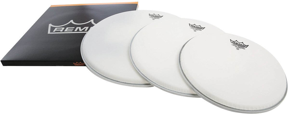 Remo velSet Emperor, coated, standaard: 12",13",16" - Drumvellen set