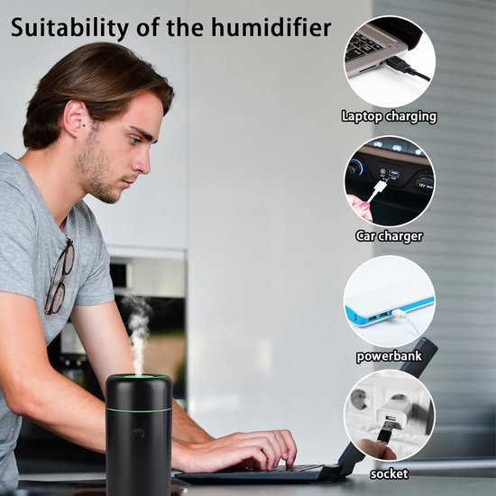 Elektrische waterloze geurverspreider Aromatherapie Mini etherische oliën Diffuser Machine Intelligente Arabische geurverspreider USB  6