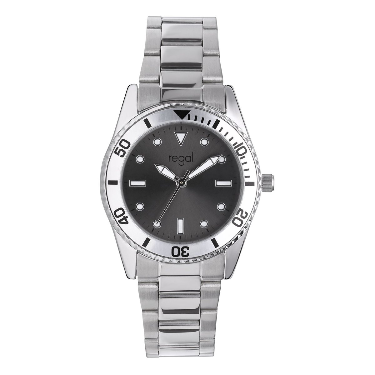 Lucardi Dames Regal dames horloge met stalen band - Horloge - Staal - Zilverkleurig - 30 mm