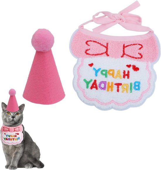 Pet Verjaardagsfeestje Decoratie Kit Hond Gelukkige Verjaardag Banner Hoed Bandana Bowtie Hond Kat Jongen Meisje Feestdecoratie Benodigdheden Pet Verjaardagsfeestje Decoratie Kit Hond Gelukkige Verjaardag Banner Hoed Bandana Bowtie Hond Kat Jongen Meisje Feestdecoratie Benodigdheden